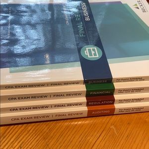 All 4 CPA Exam Final Review Books